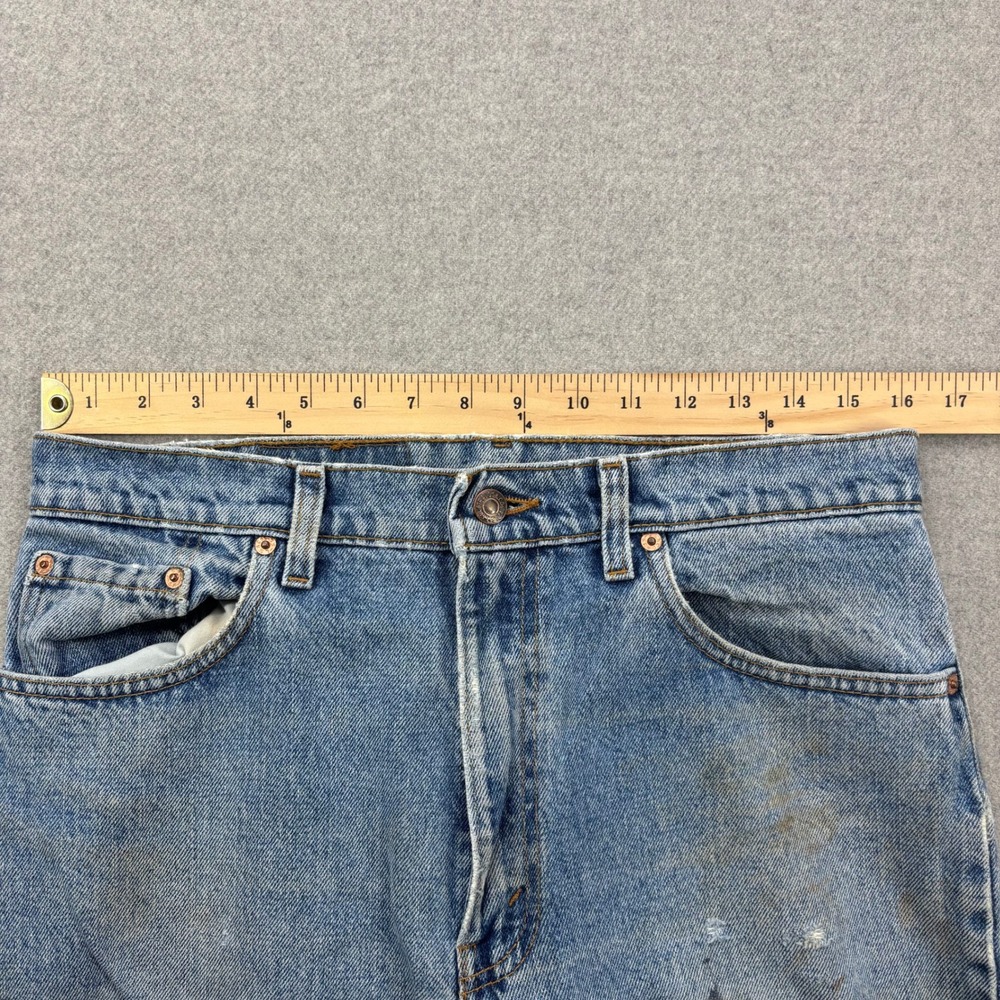 Vintage 90s Levis 550 Jeans Mens 32x31 (Tag 33x32) Thrashed Grunge 1999 *FLAWS - Picture 2 of 14